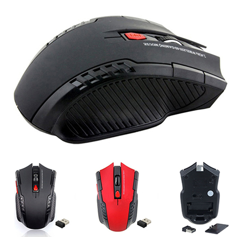 Mini mouse da gioco ottico wireless portatile da 2,4 Ghz per PC portatile_voghion.com