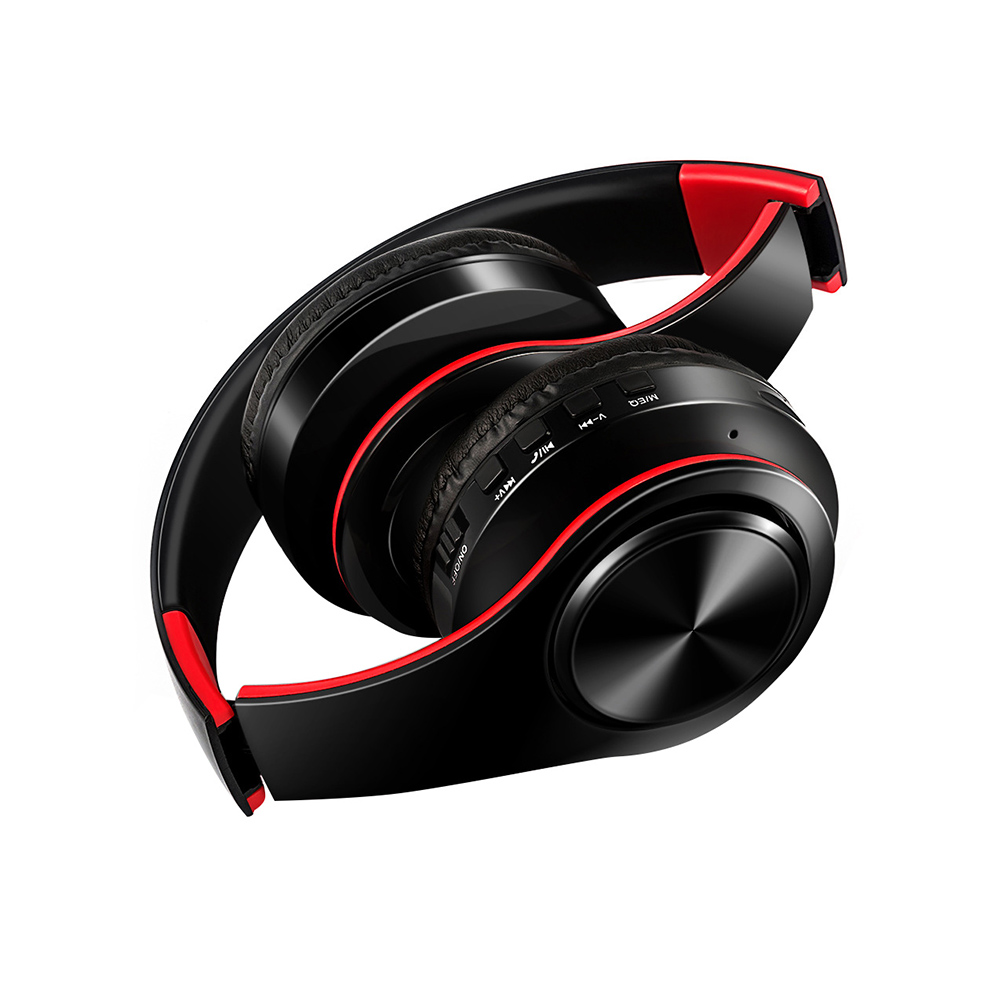 Skládací stereo bezdrátová sluchátka Bluetooth 4.0 Náhlavní soupravy s těžkými basy s mikrofonem_voghion.com