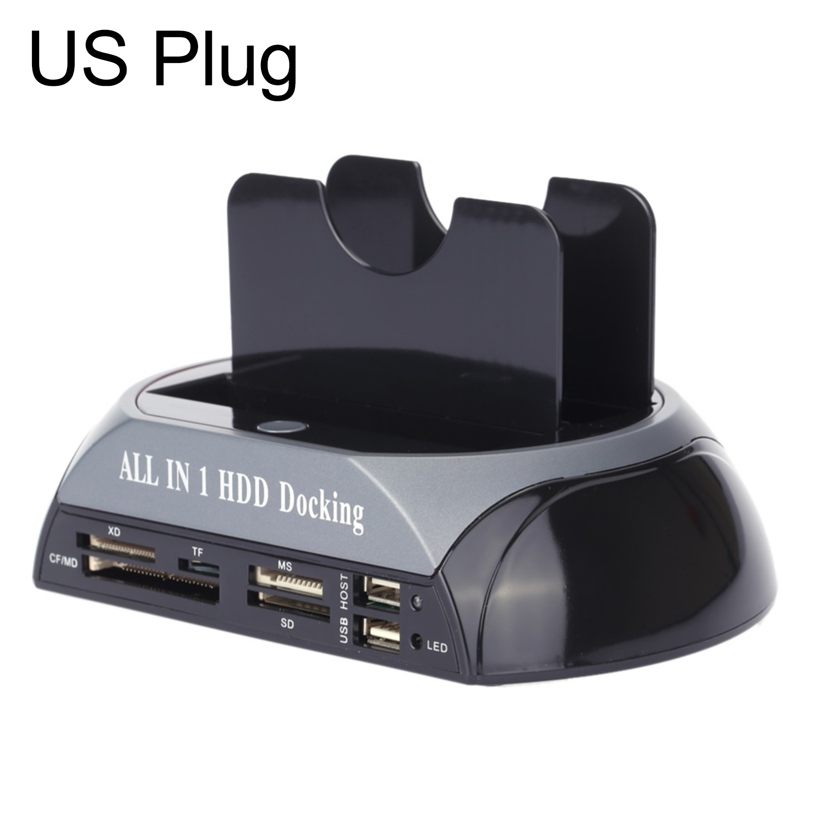 Xinweiqing 2.5/3.5 Inch Sata/Ide Hdd Case Dual Bay Hard Drive Docking Station Enclosure_voghion.com