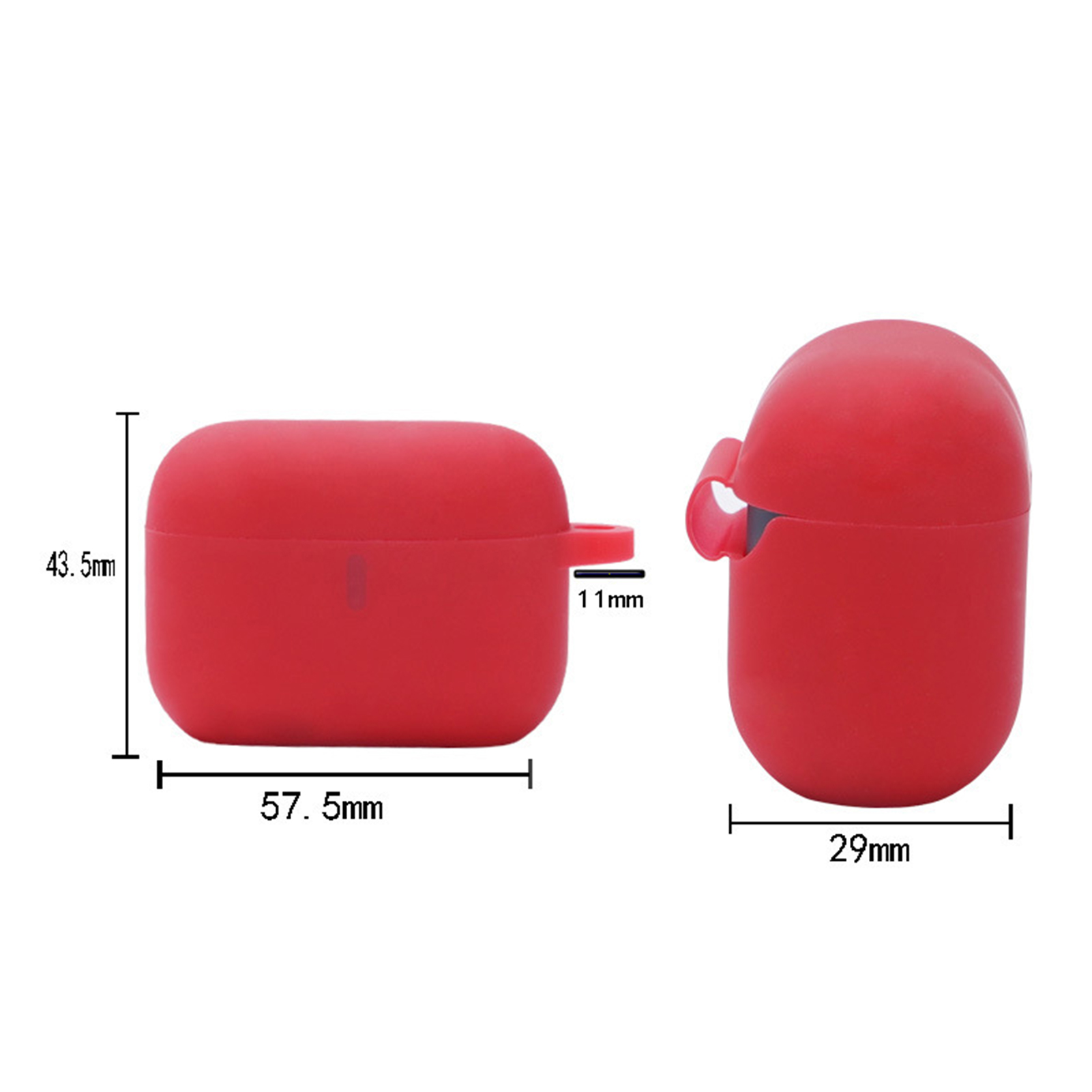 Husă de protecție practică din silicon rezistentă la șocuri de înaltă calitate pentru QCY T10_voghion.com