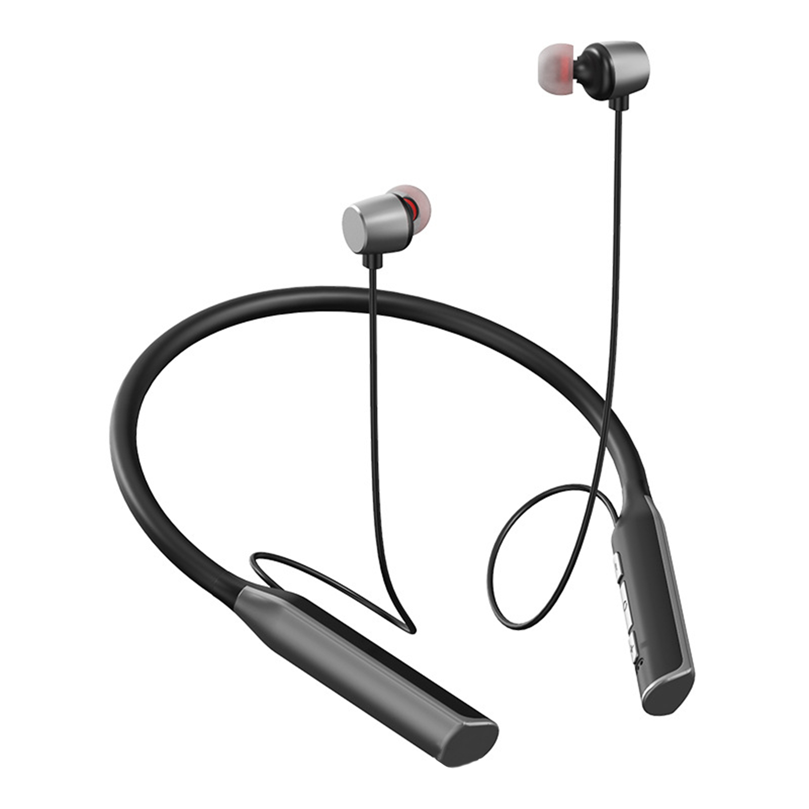 YD08 Bluetooth-kompatibel 5.0 trådlös hörlurar Halshängande stereokortsinsats Headset för sport_voghion.com
