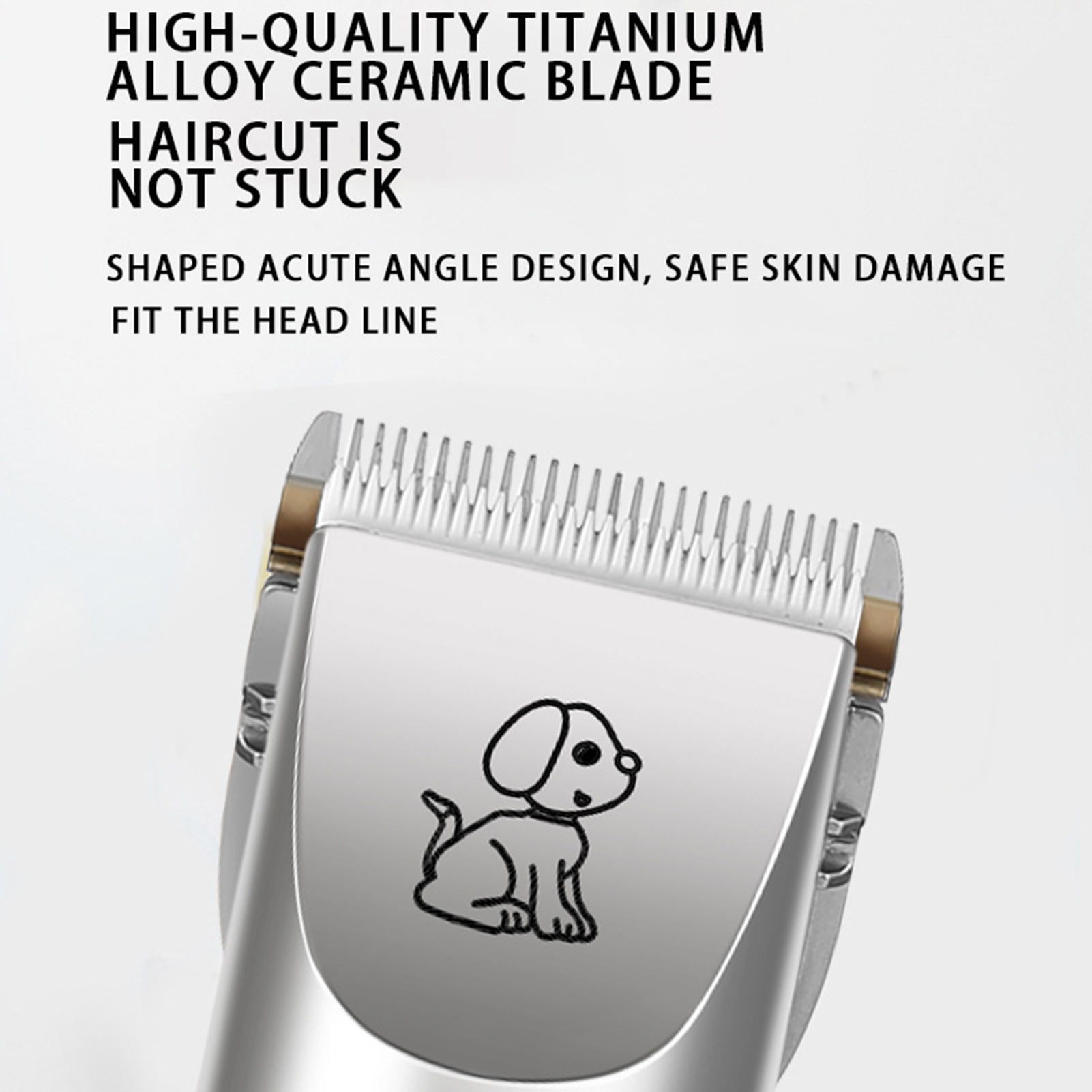 Digital Pet Hair Clipper Strong Power 1200mAh USB Rechargeable Pet Electric Clipper For Pet_voghion.com