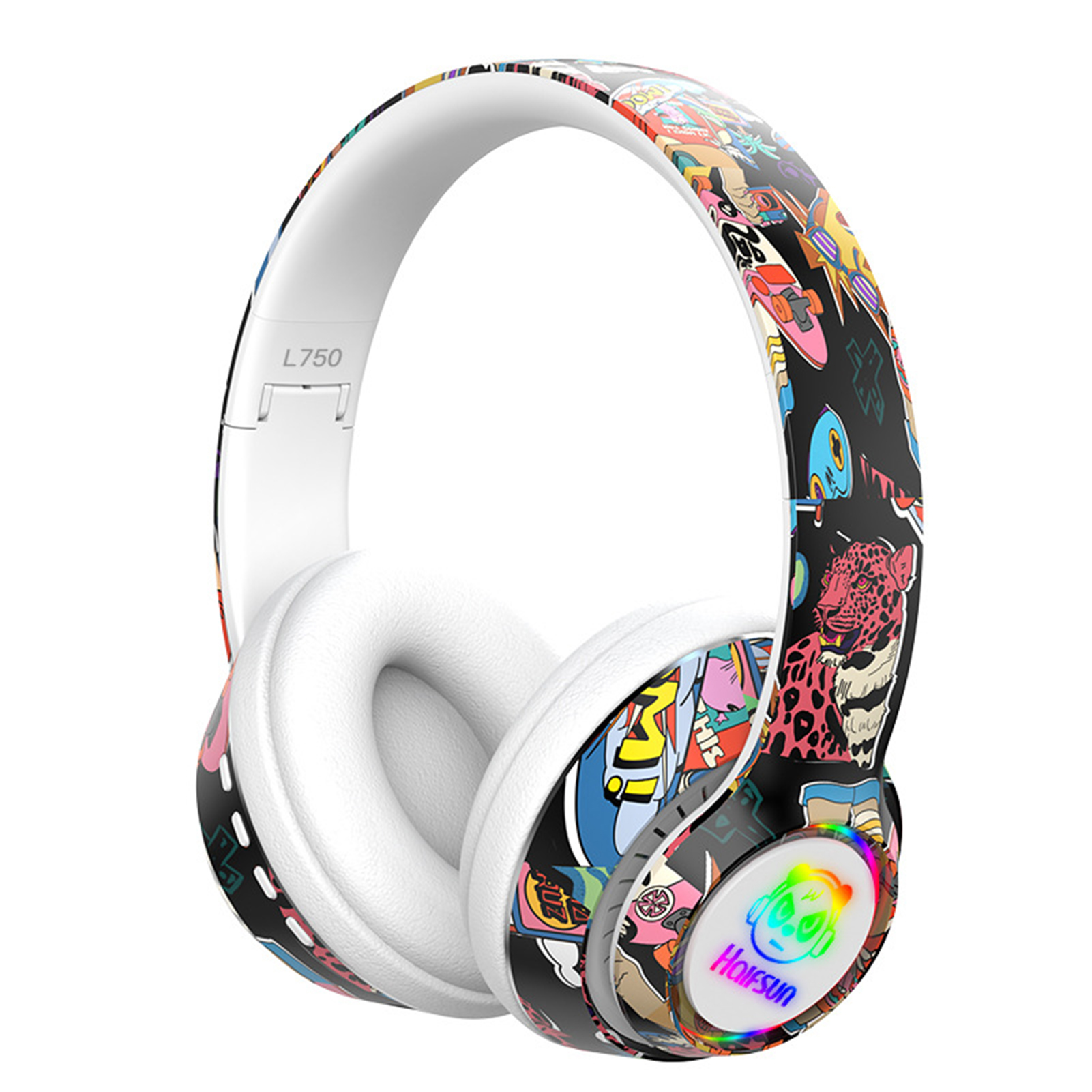 Wireless Headset Voice Assistant Calling Stereo Long Working Time Bluetooth-compatible 5.1 Head-mounted Headphone Gamer_voghion.com