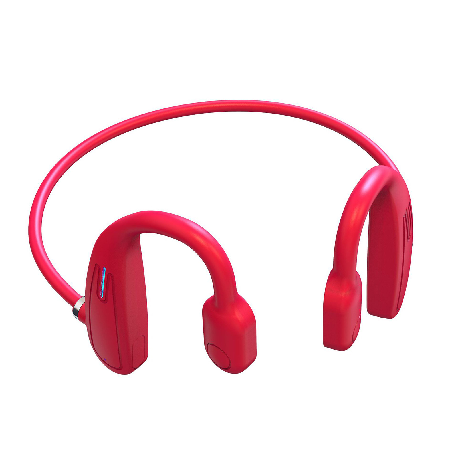 Fone de ouvido sem fio de alta fidelidade, redução de ruído inteligente, ergonômico, compatível com Bluetooth 5.0, fone de ouvido de condução óssea sem perdas para fitness_voghion.com